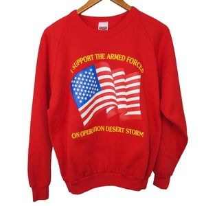 Vintage 90s Armed Forces Desert Storm Sweatshirt